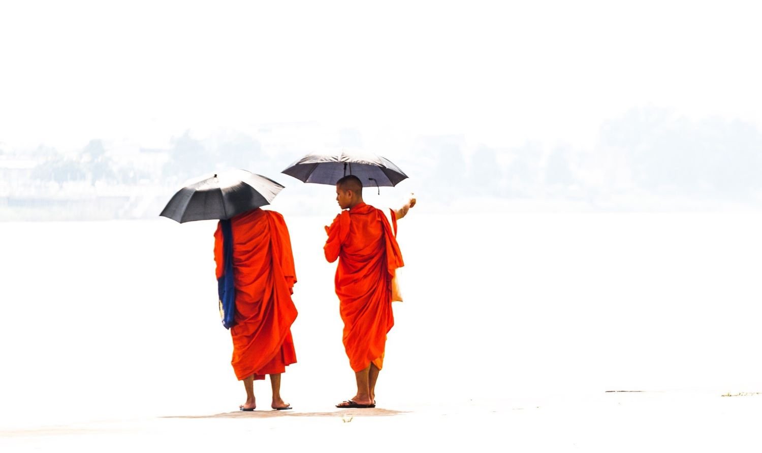 Les moines au Laos